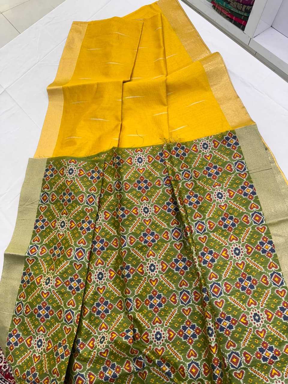 FUL Soft Silk Ikkat Saree