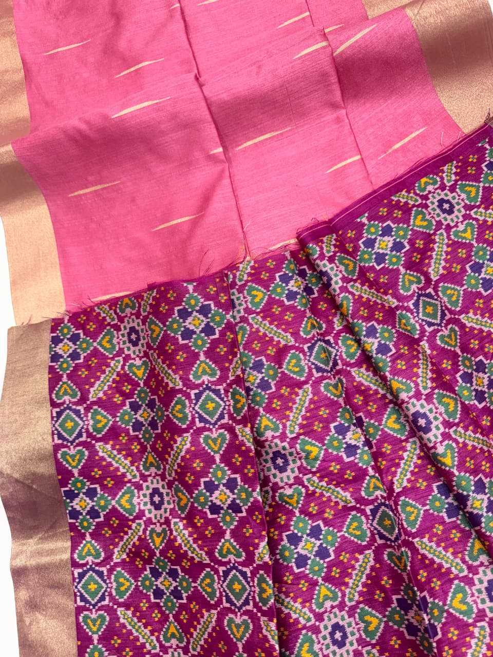 FUL Soft Silk Ikkat Saree