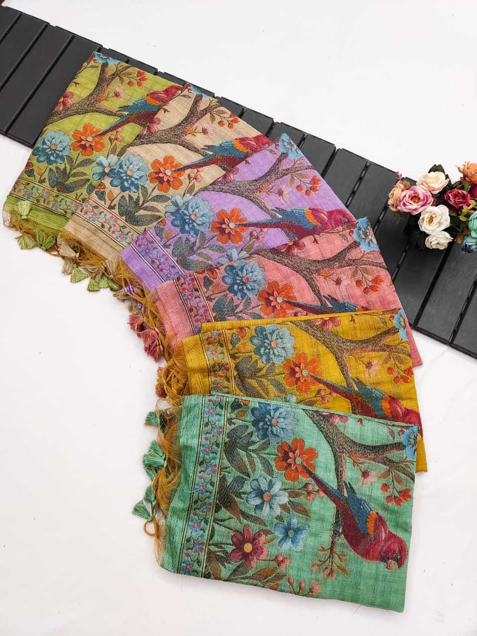 Ghicha Cotton Designer Saree