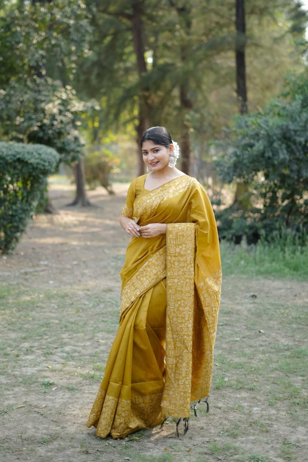 Have Handloom Silk Designer Saree