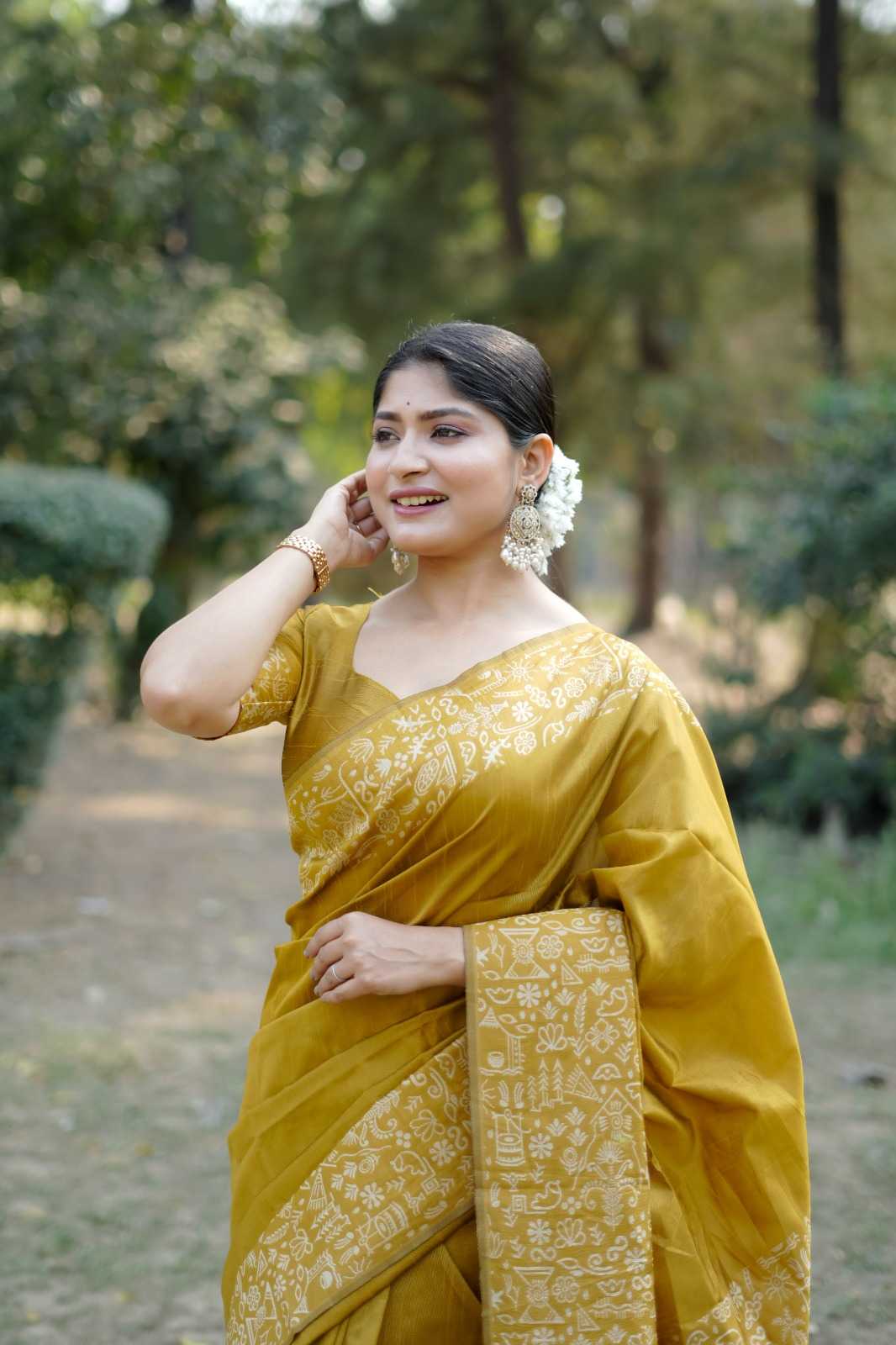 Have Handloom Silk Designer Saree