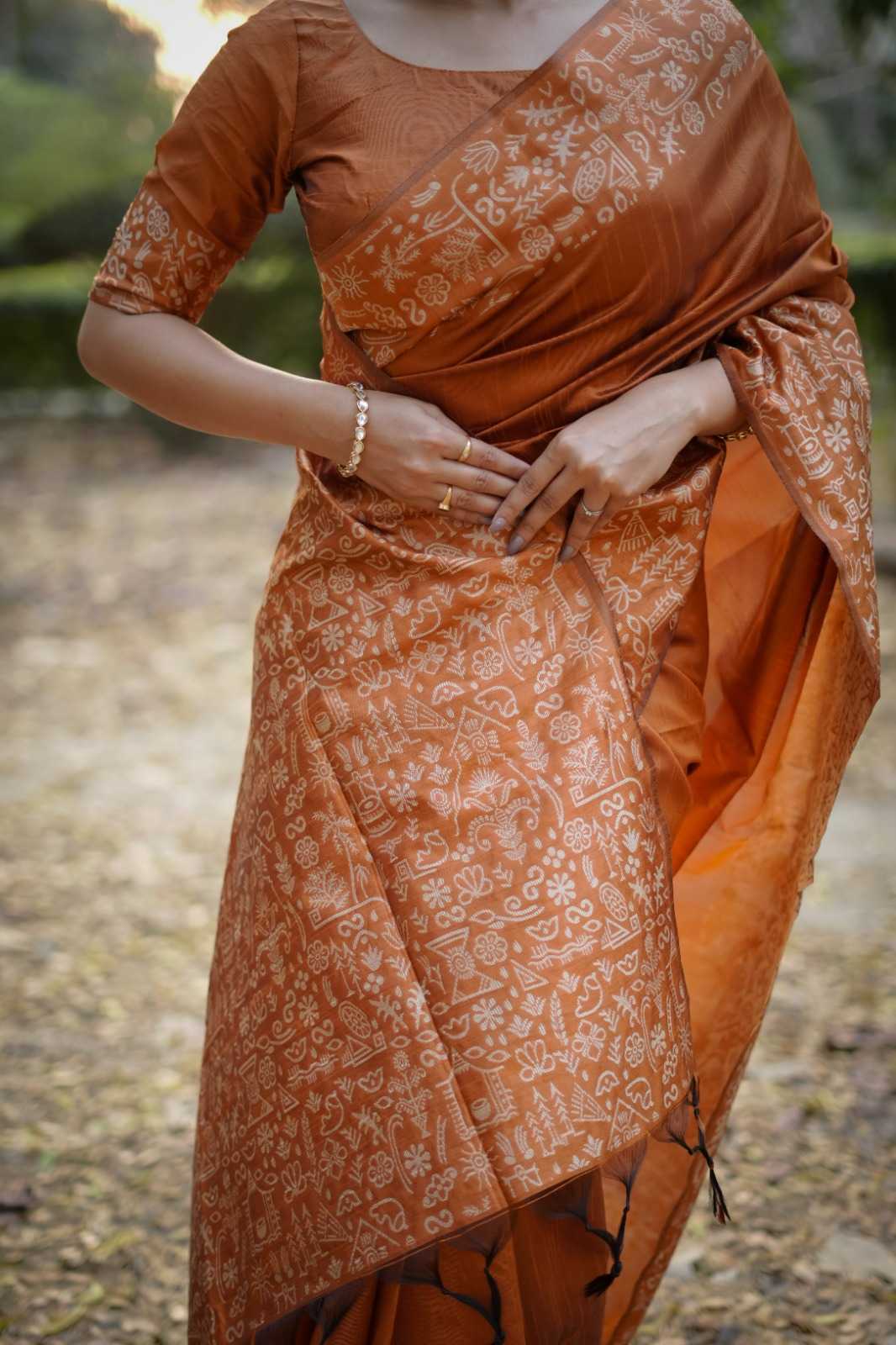 Have Handloom Silk Designer Saree