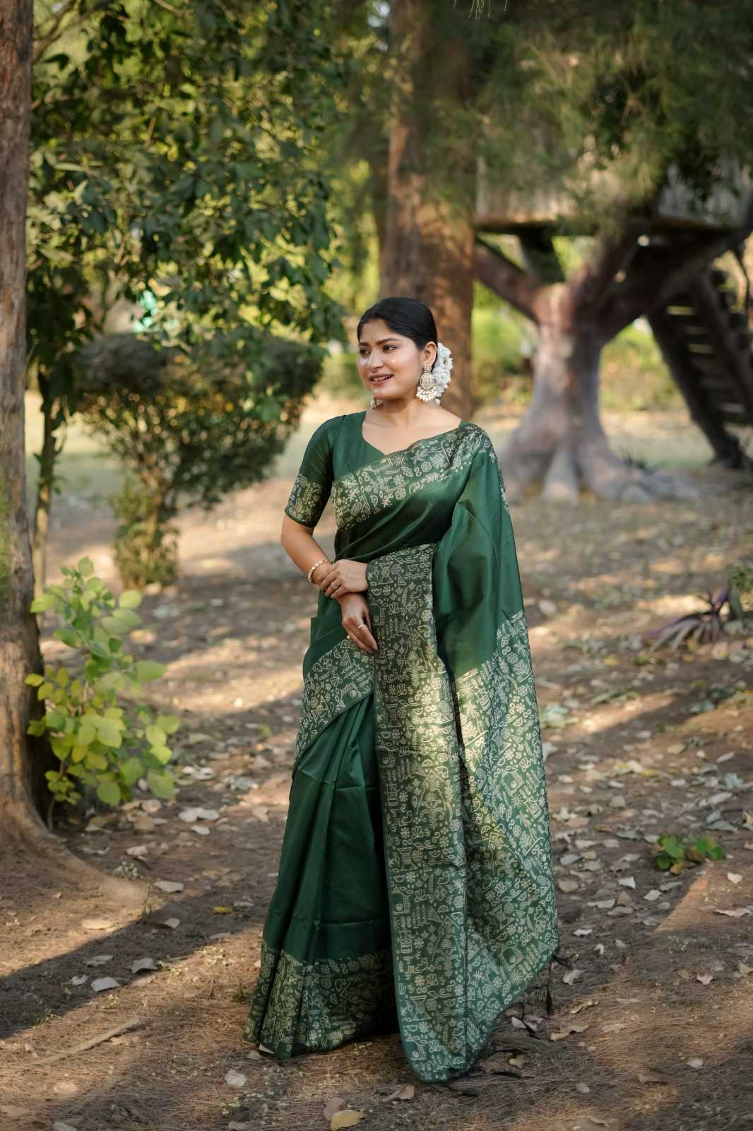Have Handloom Silk Designer Saree