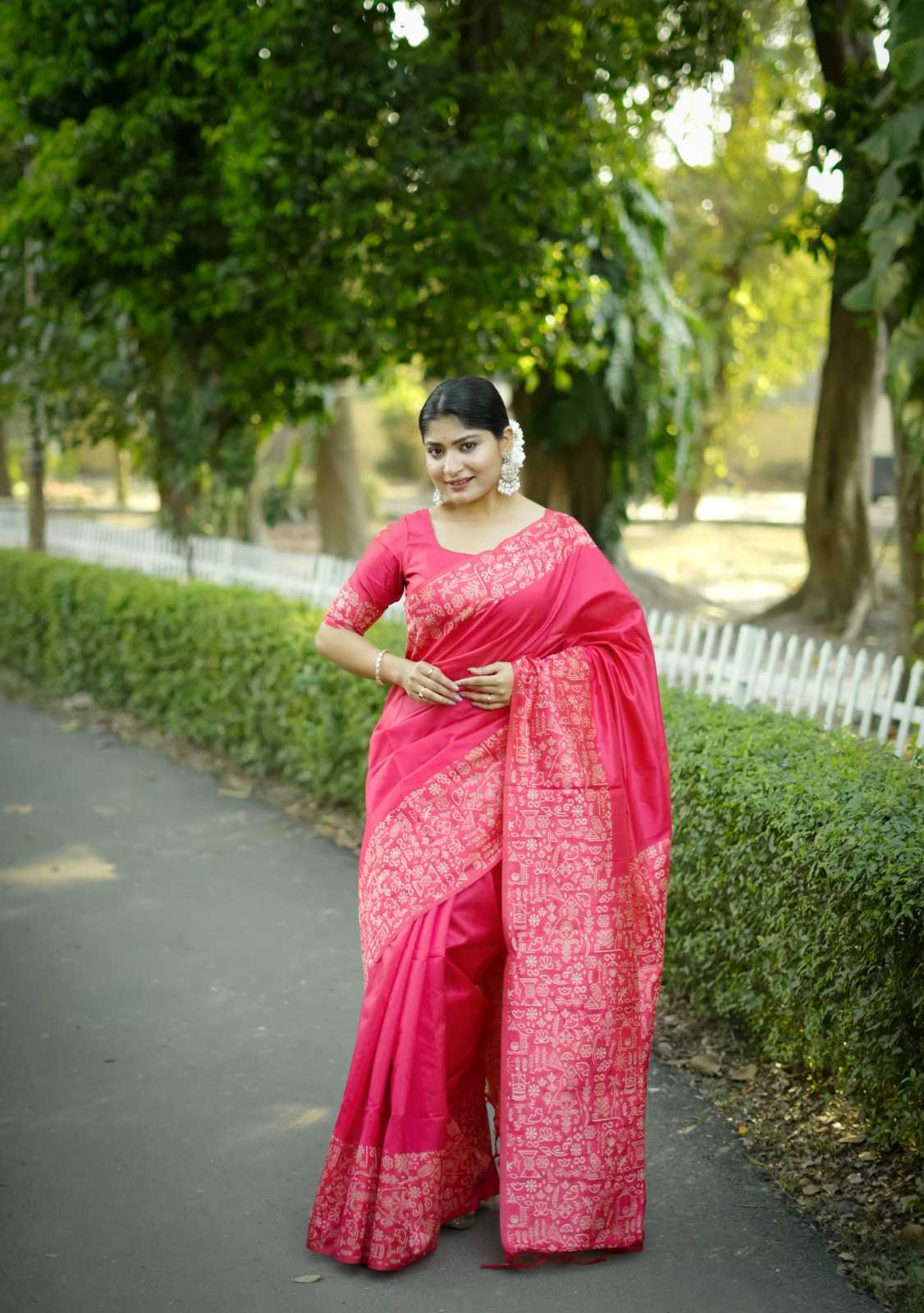 Have Handloom Silk Designer Saree