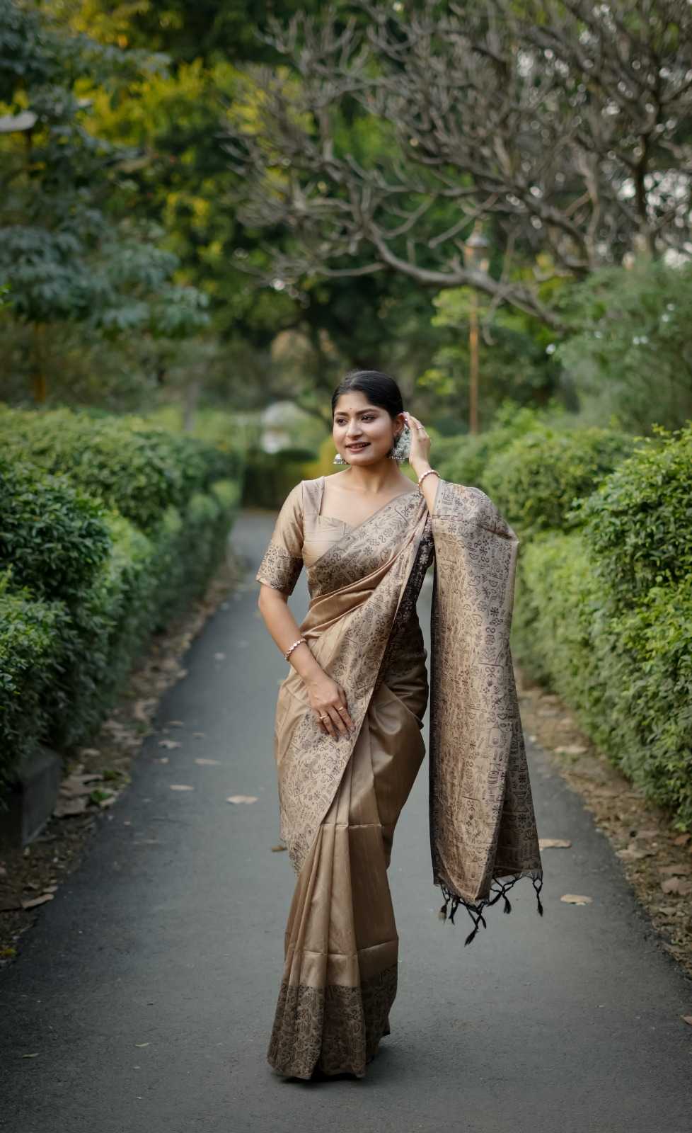 Have Handloom Silk Designer Saree