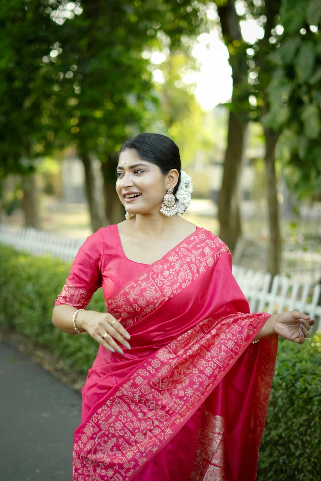 Have Handloom Silk Designer Saree