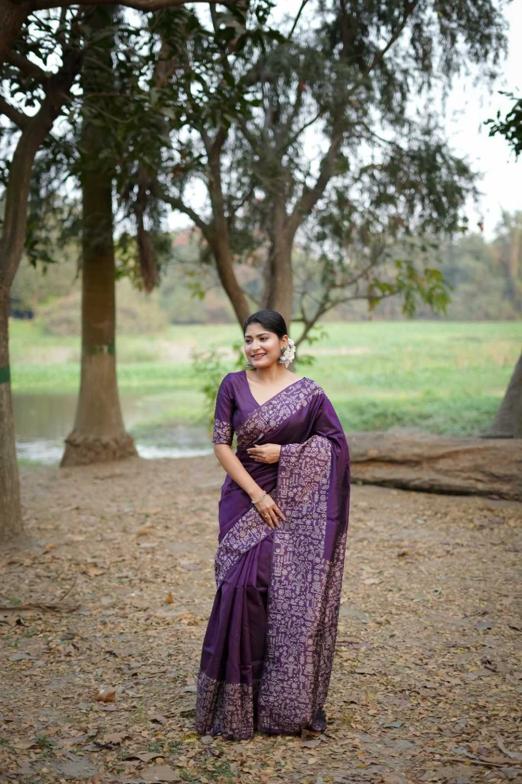 Have Handloom Silk Designer Saree