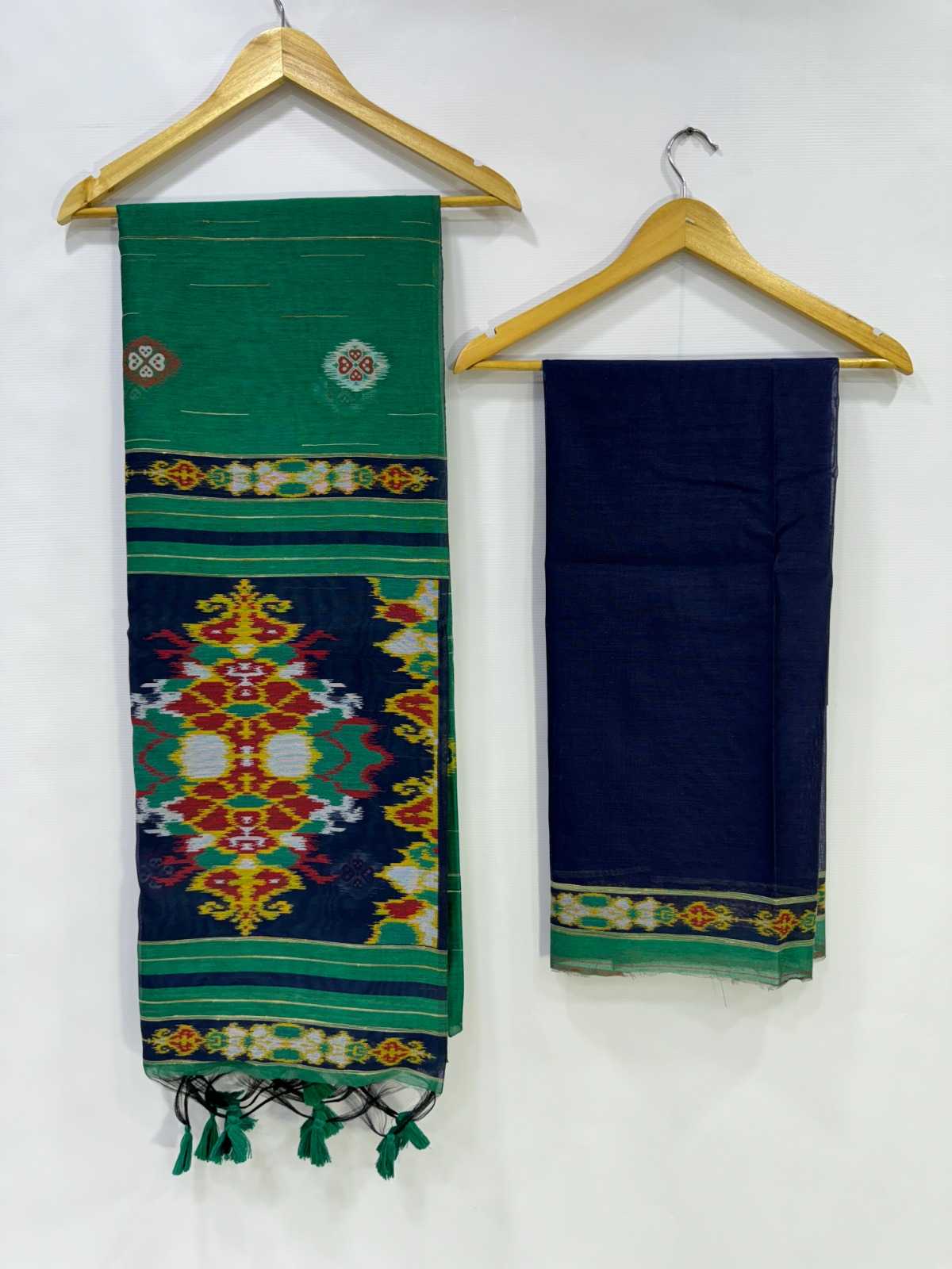 Ikkat Cotton Designer Saree