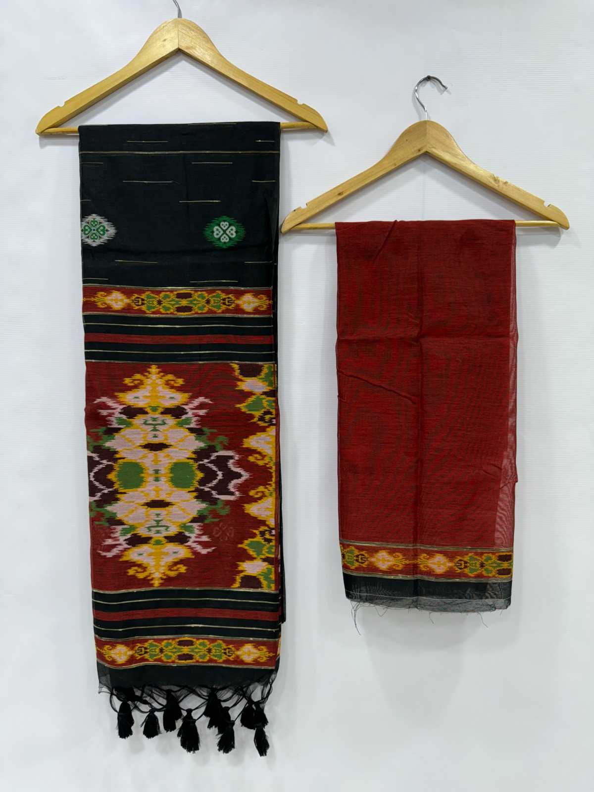 Ikkat Cotton Designer Saree