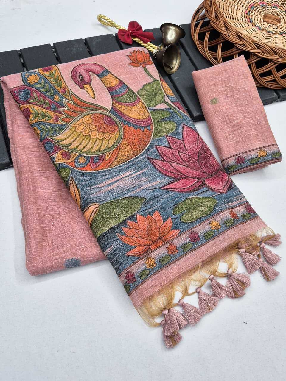 Irish Linen Soft Silk Saree