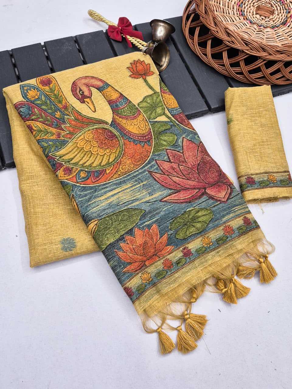 Irish Linen Soft Silk Saree