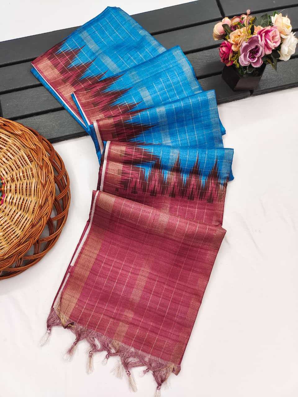Kavita Tussar Silk Soft Saree