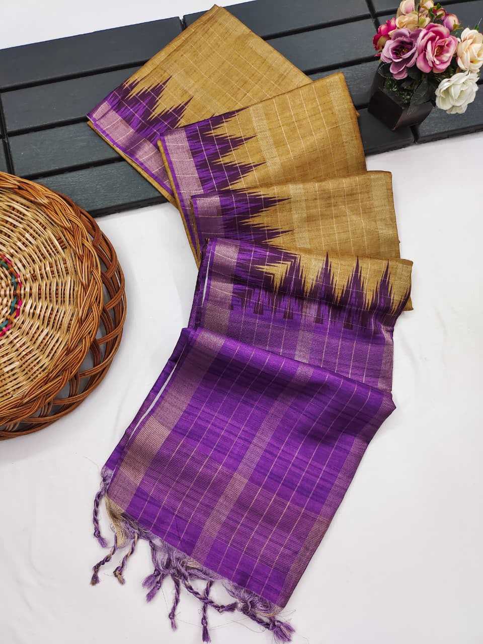 Kavita Tussar Silk Soft Saree