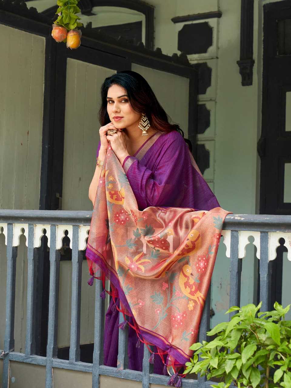 Linen Soft Silk Saree