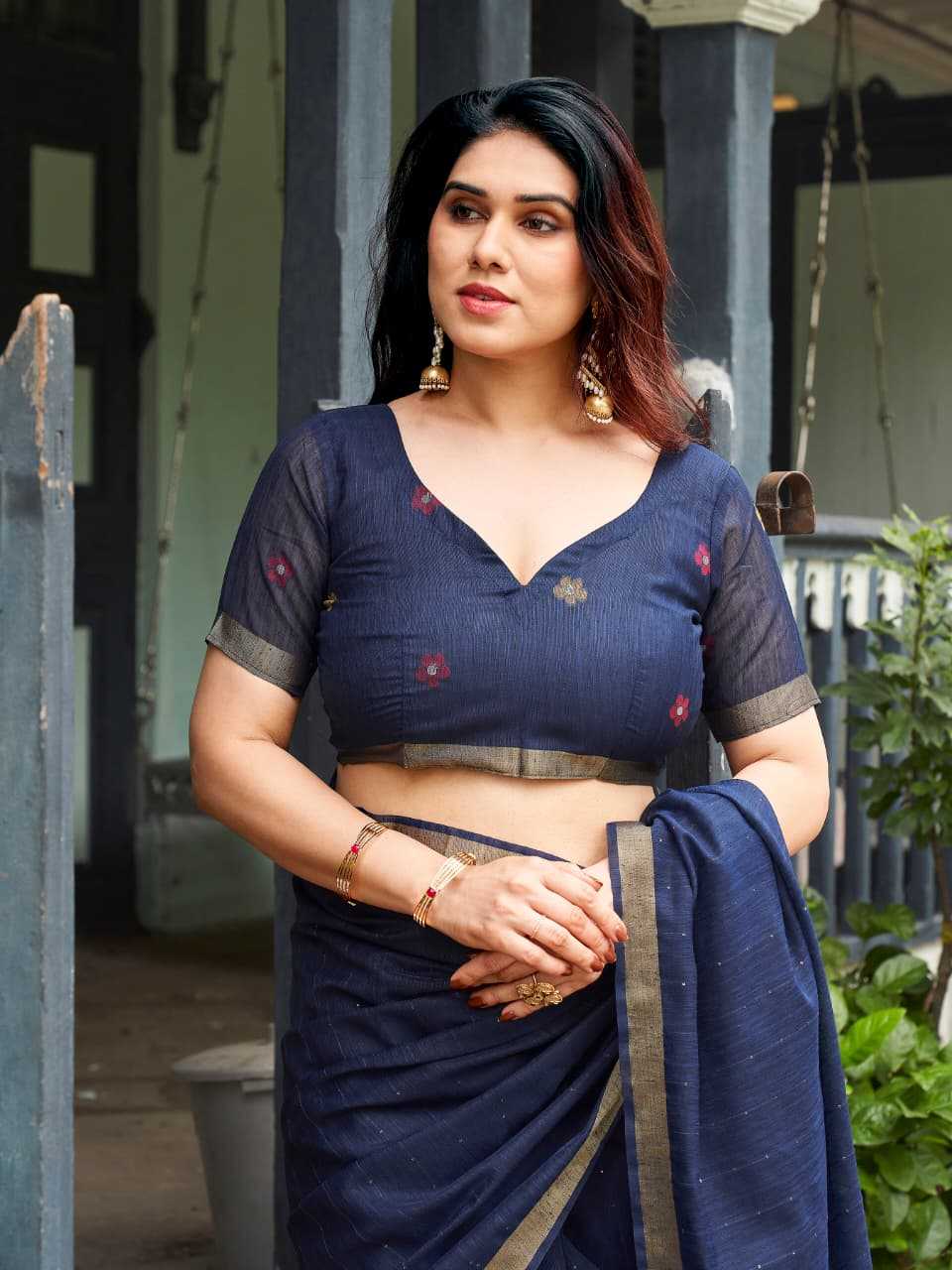 Linen Soft Silk Saree