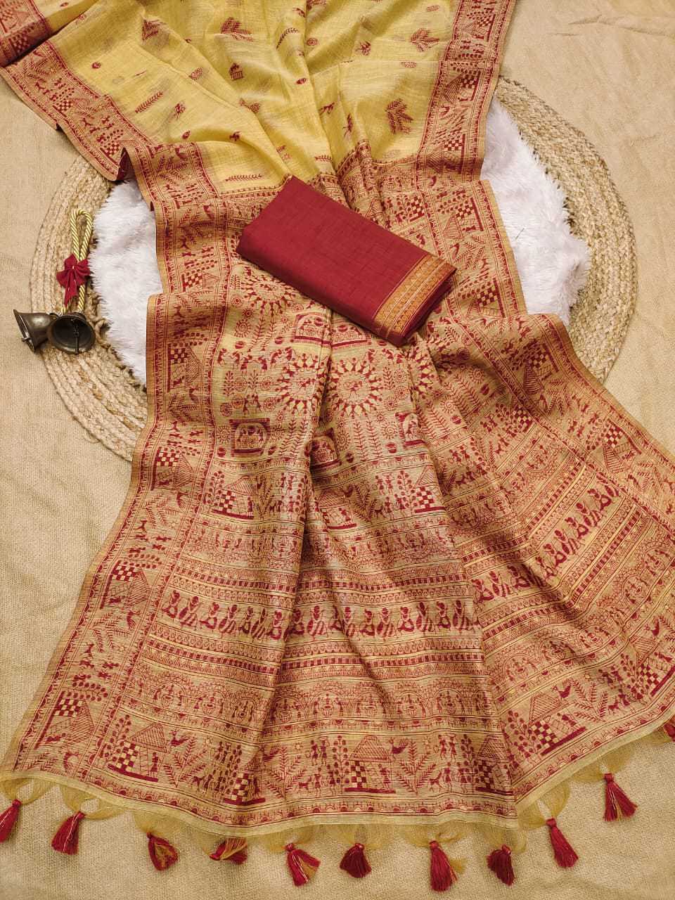 Ming Soft Cotton Designer Saree