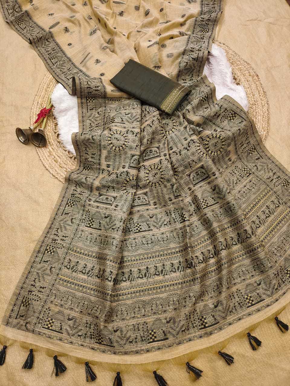 Ming Soft Cotton Designer Saree