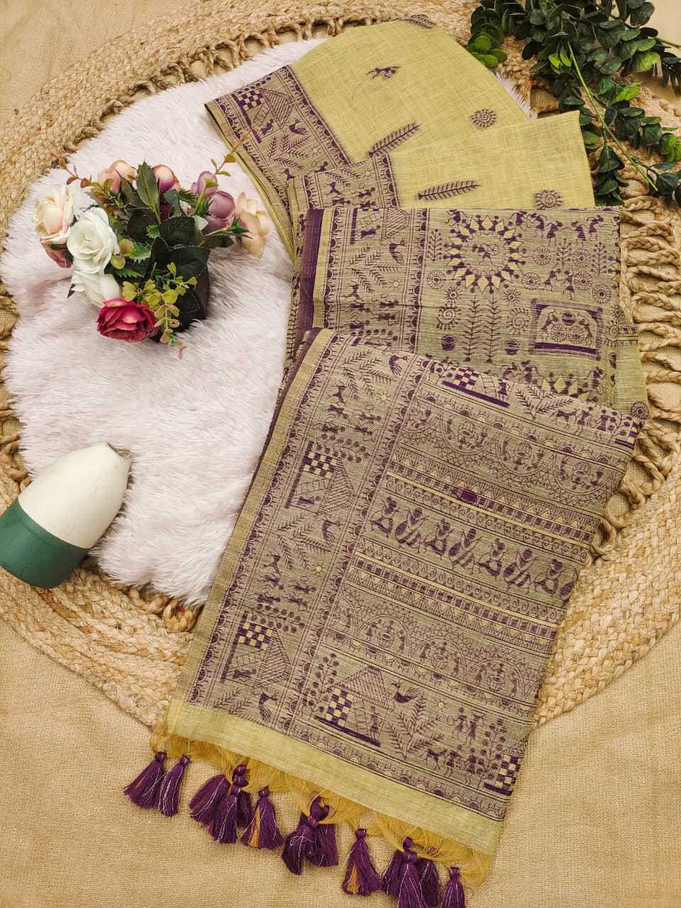 Ming Soft Cotton Designer Saree