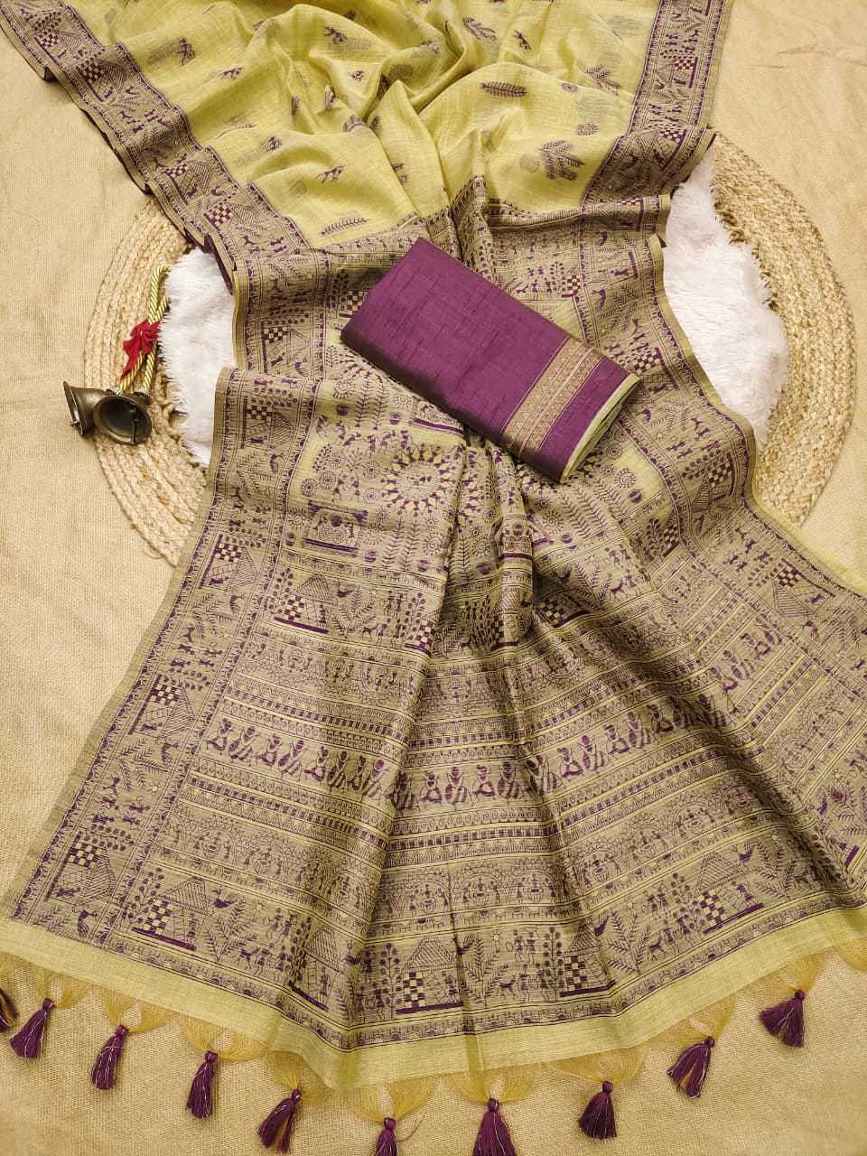 Ming Soft Cotton Designer Saree