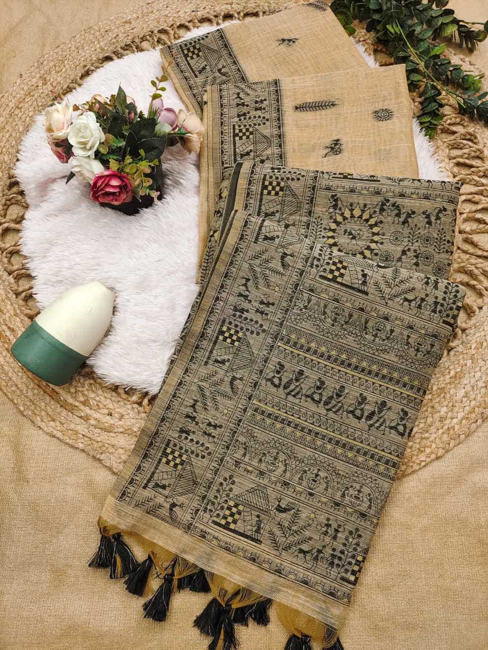 Ming Soft Cotton Designer Saree