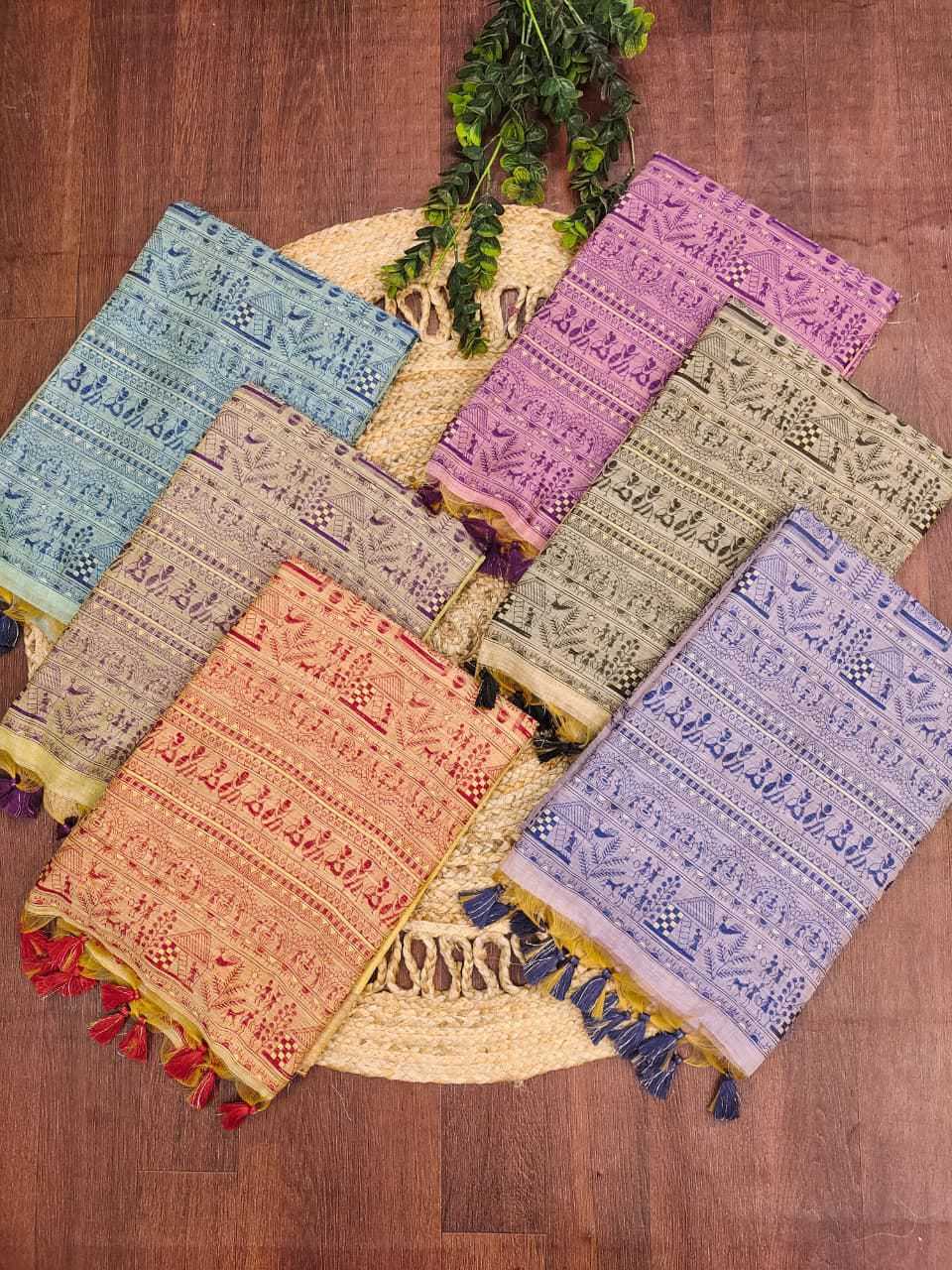 Ming Soft Cotton Designer Saree