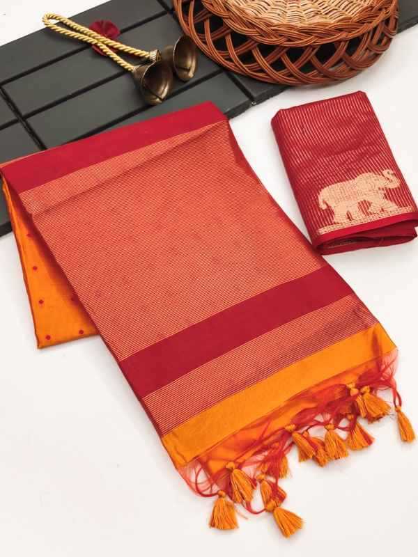 MIU Khadi Designer Saree