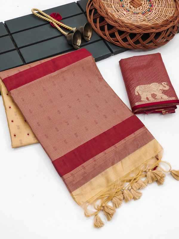 MIU Khadi Designer Saree