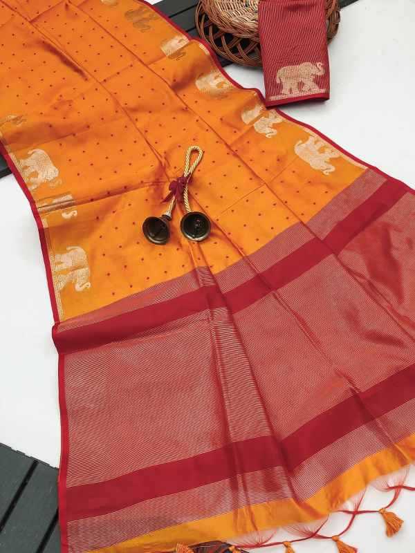 MIU Khadi Designer Saree
