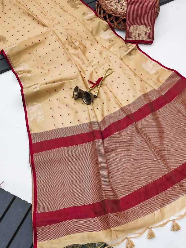 MIU Khadi Designer Saree
