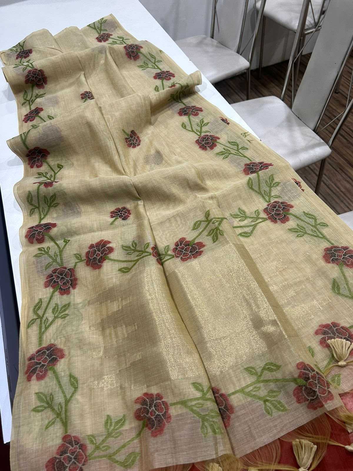 Muga Cotton Soft Silk Saree