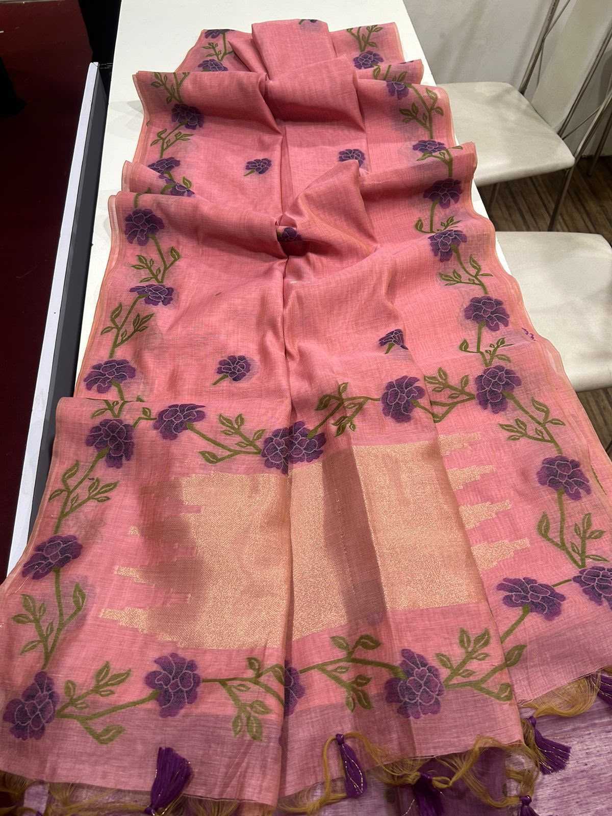 Muga Cotton Soft Silk Saree
