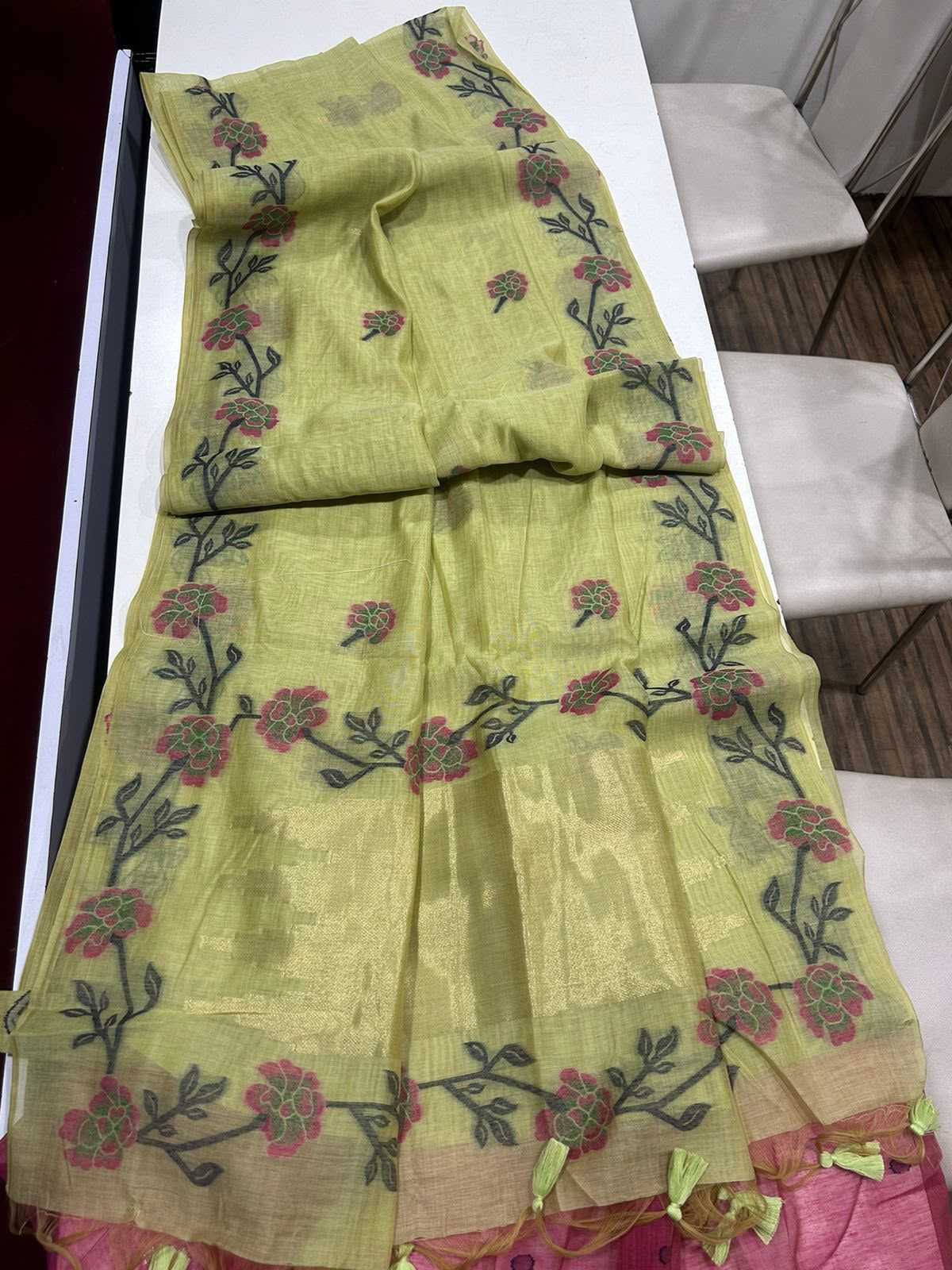 Muga Cotton Soft Silk Saree