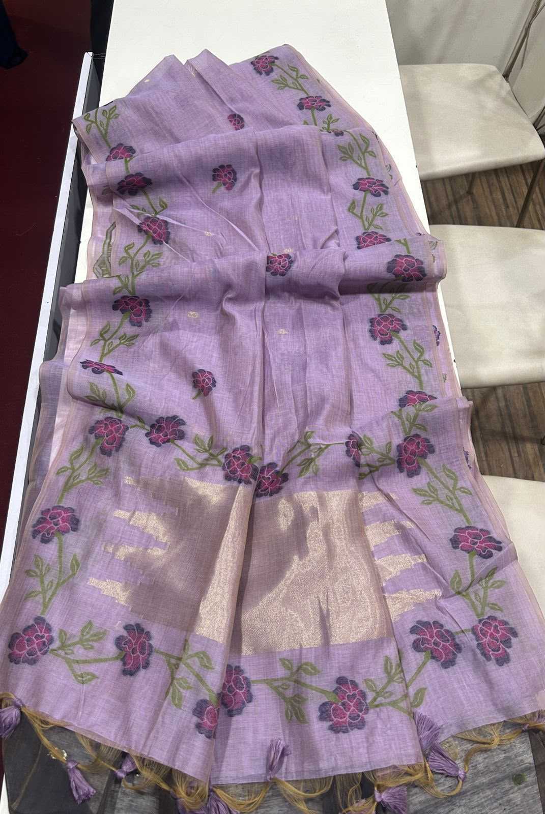 Muga Cotton Soft Silk Saree