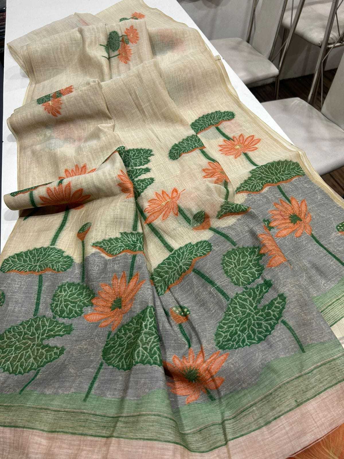 Muga Cotton Soft Silk Saree
