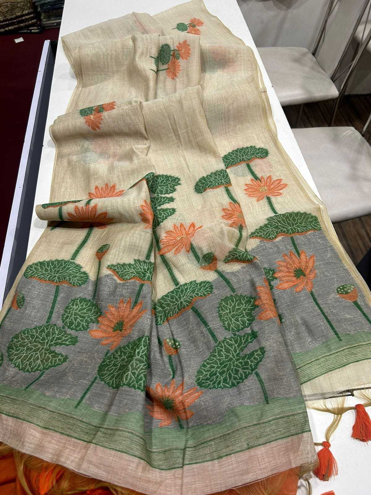 Muga Cotton Soft Silk Saree