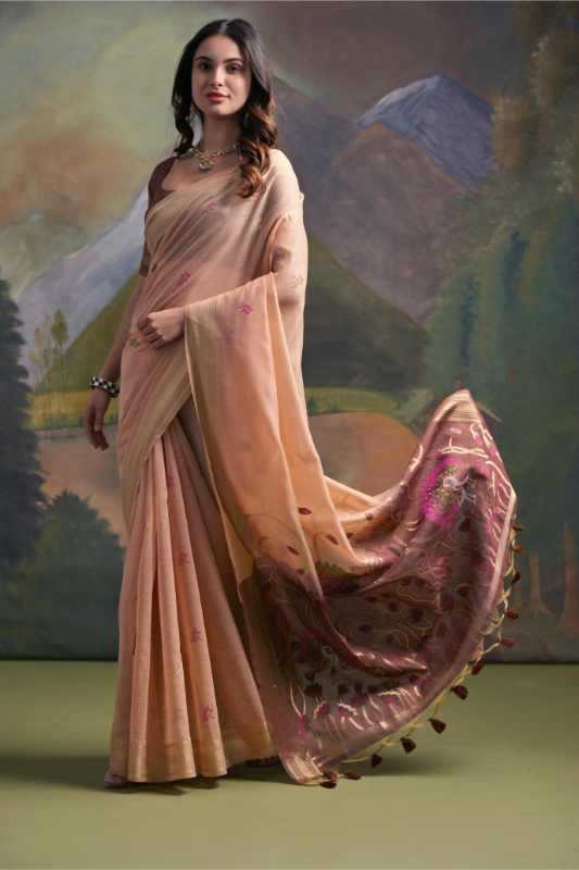 Muga Premium Silk Designer Saree