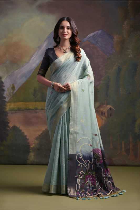 Muga Premium Silk Designer Saree