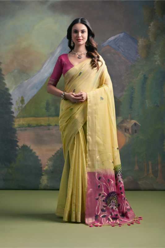 Muga Premium Silk Designer Saree