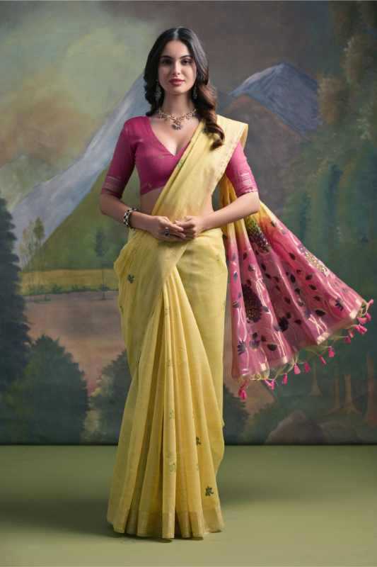 Muga Premium Silk Designer Saree