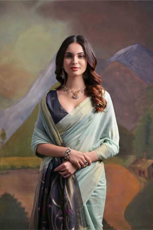 Muga Premium Silk Designer Saree