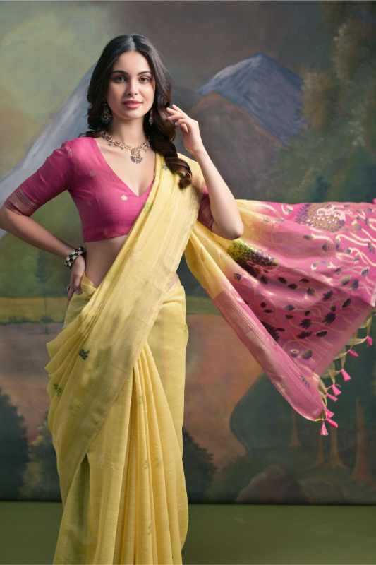 Muga Premium Silk Designer Saree