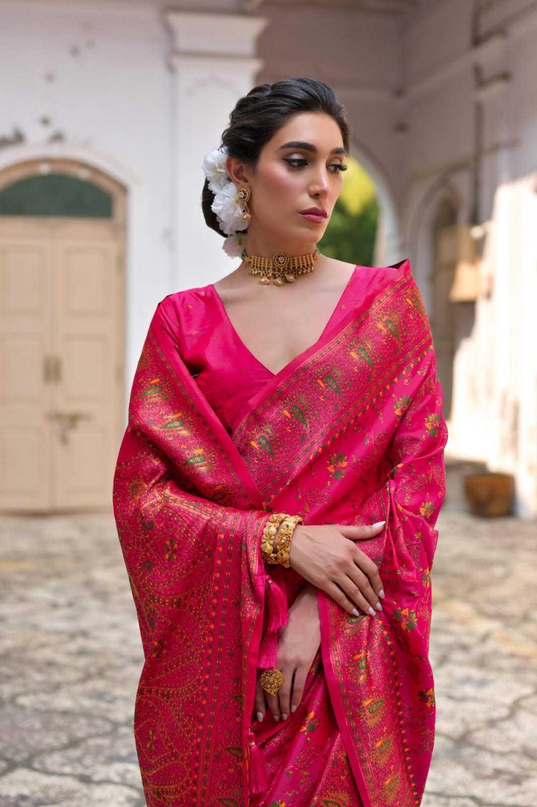 Pashmina Soft Silk Saree