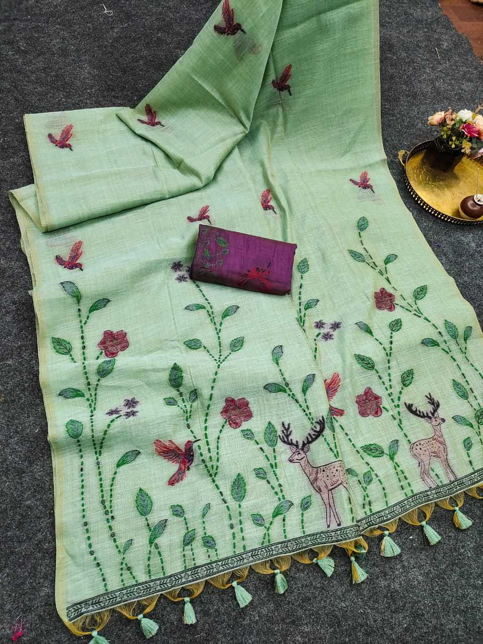 PAT Soft Cotton Designer Saree