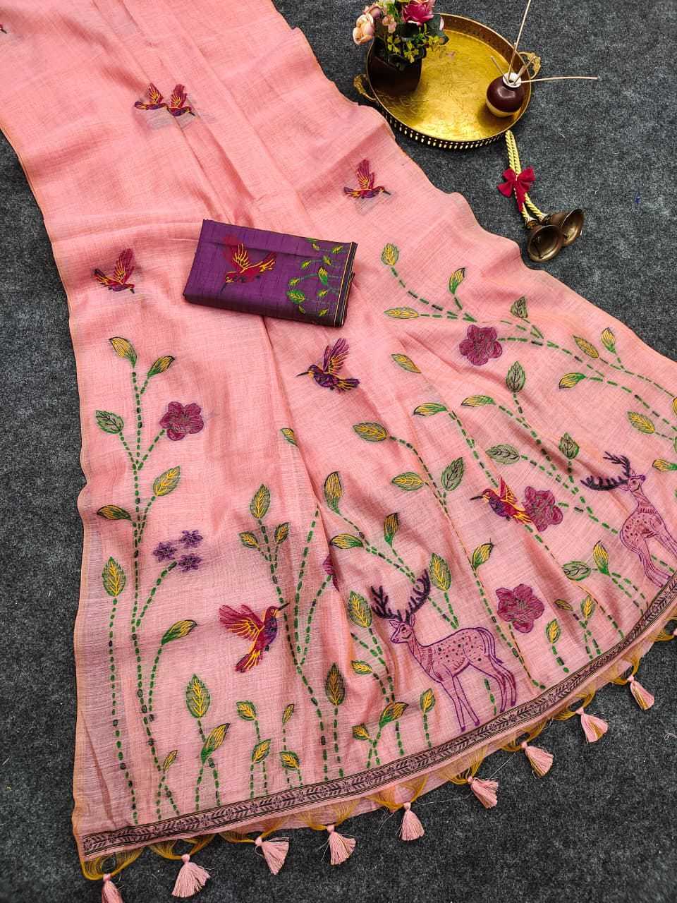 PAT Soft Cotton Designer Saree