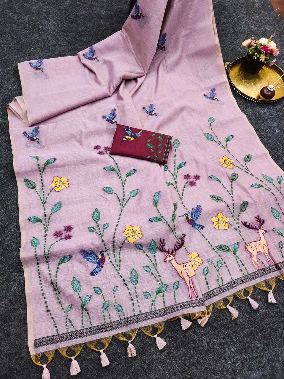 PAT Soft Cotton Designer Saree