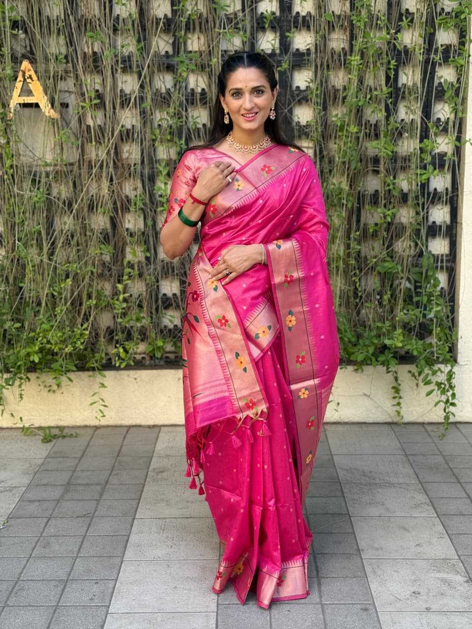 Phoolmala Paithani Soft Silk Saree