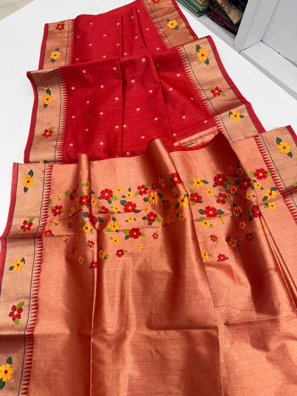 Phoolmala Paithani Soft Silk Saree