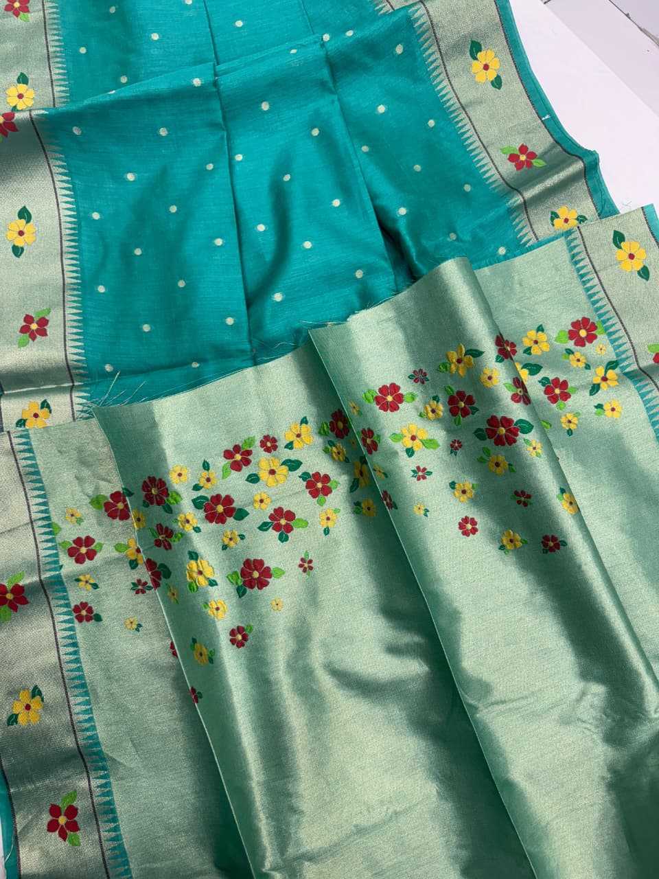 Phoolmala Paithani Soft Silk Saree