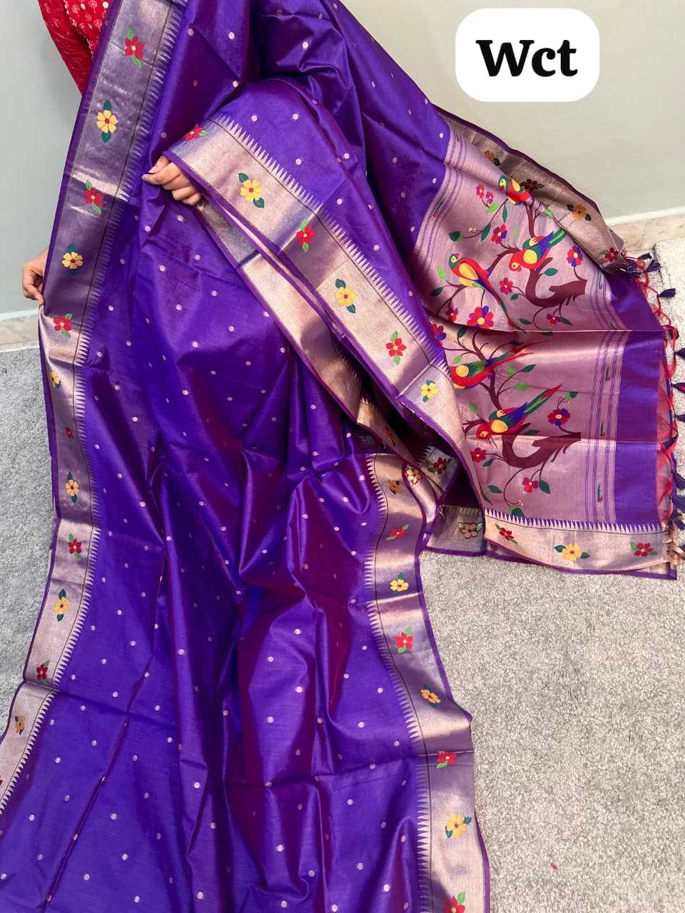 Phoolmala Paithani Soft Silk Saree