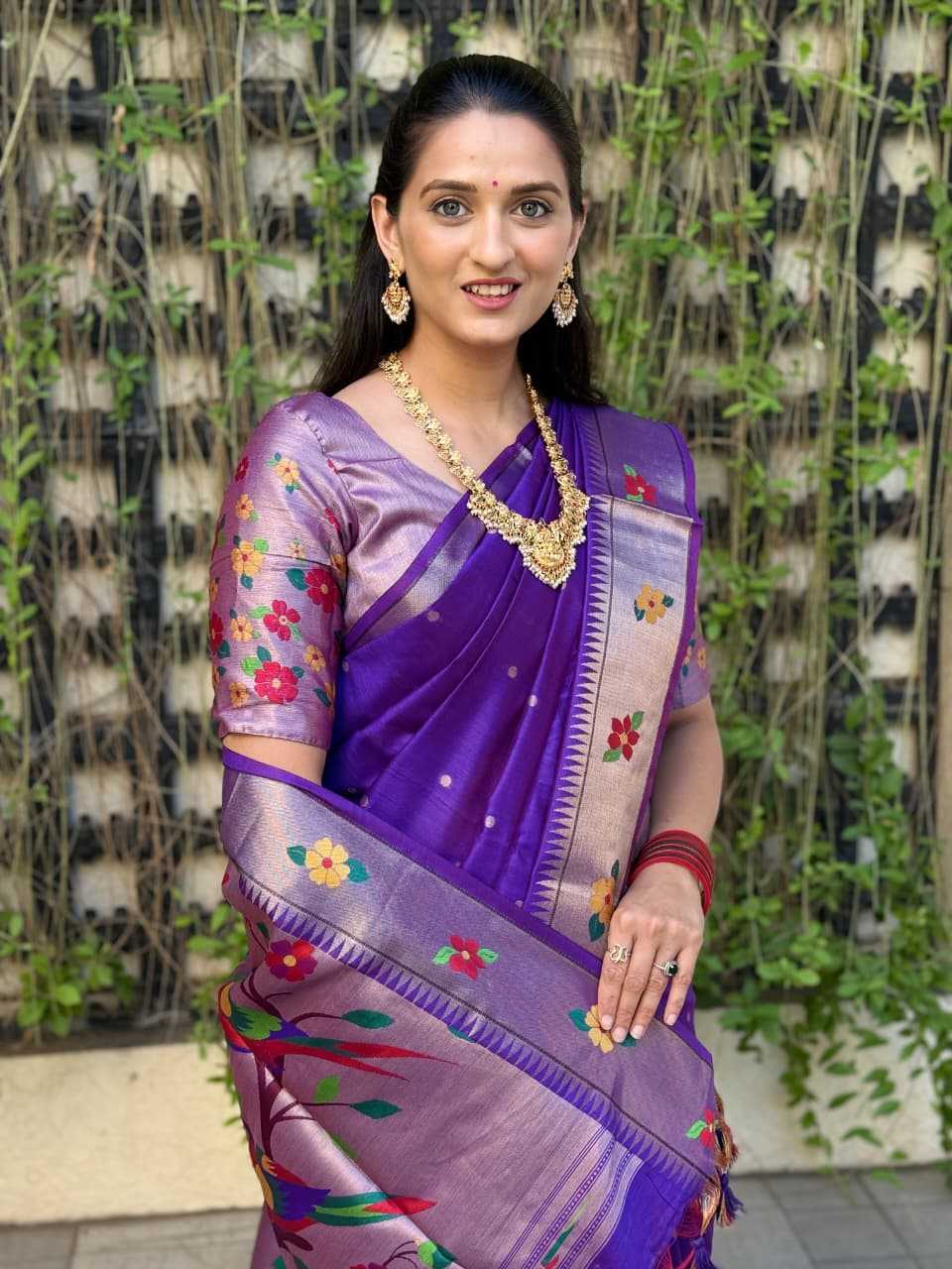 Phoolmala Paithani Soft Silk Saree